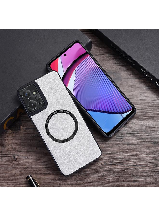 S-TOP Case For Motorola Moto G 5G 2024 PU MagSafe Magnetic Phone Case - Image 3