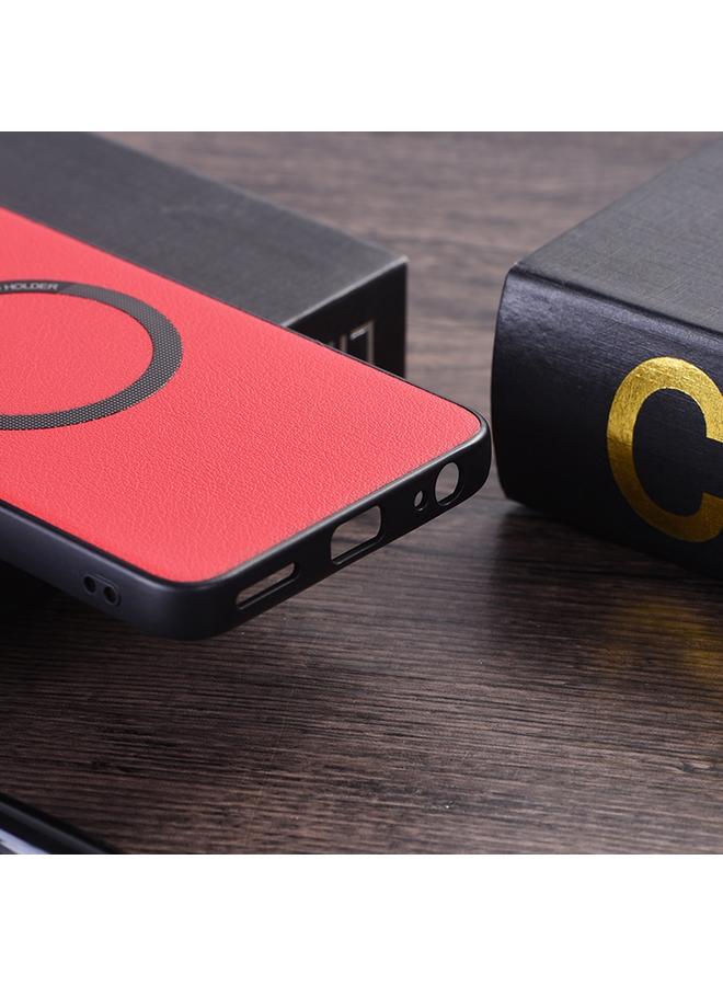 S-TOP Case For Motorola Moto G 5G 2024 PU MagSafe Magnetic Phone Case - Image 4