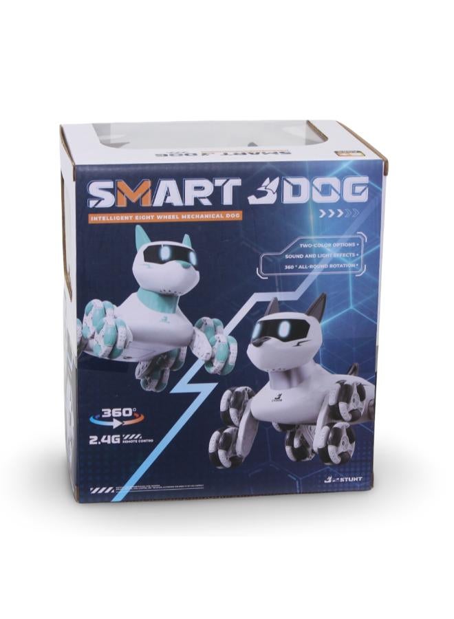 Neodog Intelligent Eight-Wheel Mechanical Dog – White & Black - Image 2