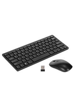 KM901 Keyboard Mouse Combo 2.4G Wireless 78 Key Mini Keyboard and Mouse Set Portable Office Combo