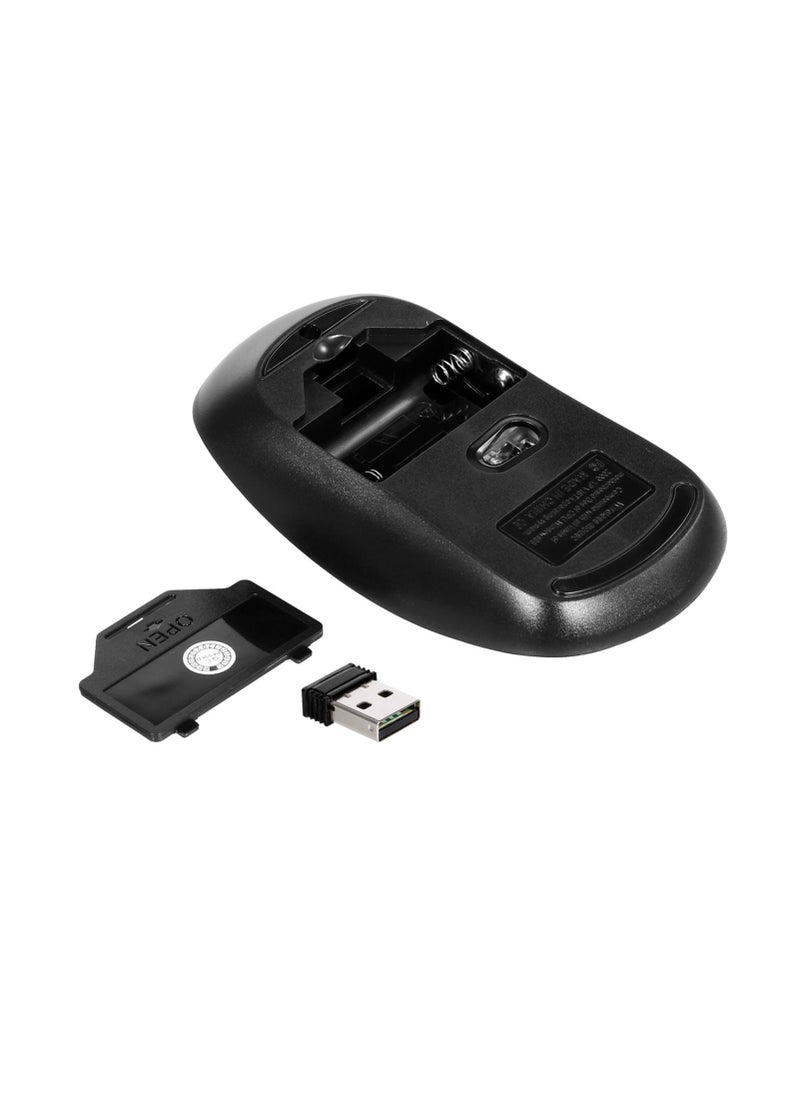 Generic - KM901 Keyboard Mouse Combo 2.4G Wireless 78 Key Mini Keyboard and Mouse Set Portable Office Combo - Image 1