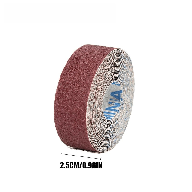 220 Grit 120 Color Aluminum Oxide Emery Cloth Roll 6.56 Feet Continuous Sandpaper for Metalworking Woodworking Furniture Repair Auto Sanding - Image 3