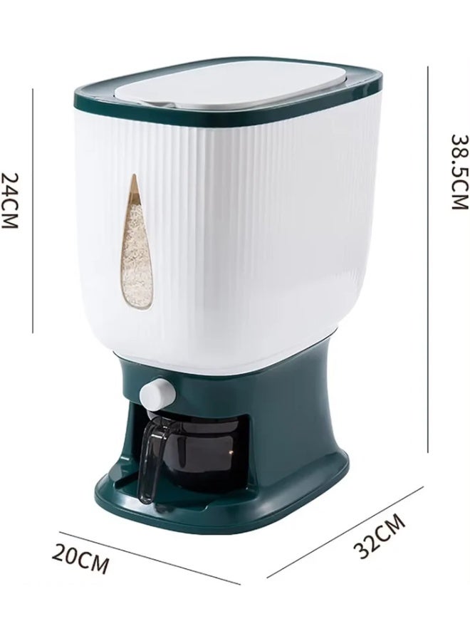 E.V.A Zeke Rice Dispenser with Storage capacity upto 10 kg  - Image 3