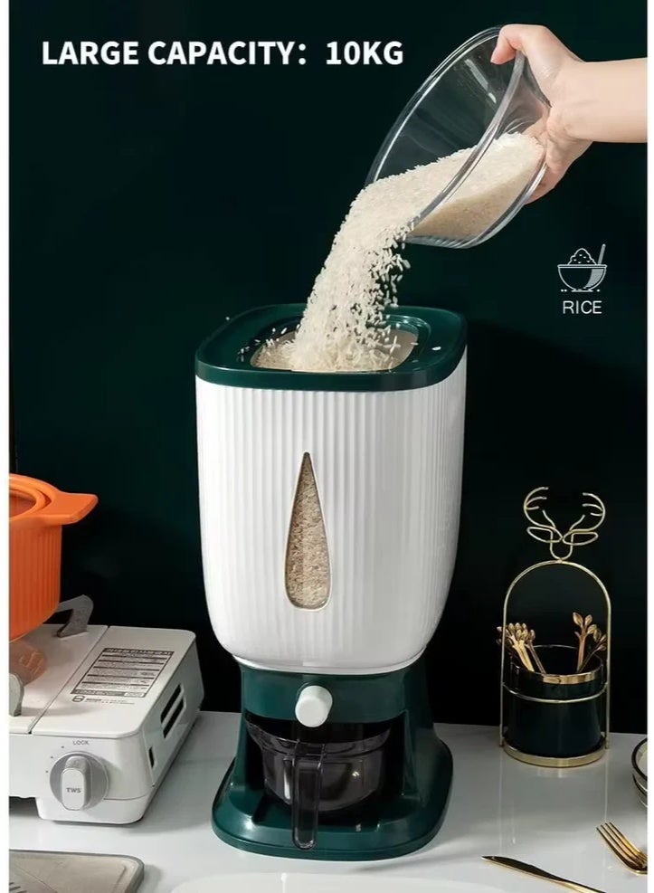 E.V.A Zeke Rice Dispenser with Storage capacity upto 10 kg  - Image 1