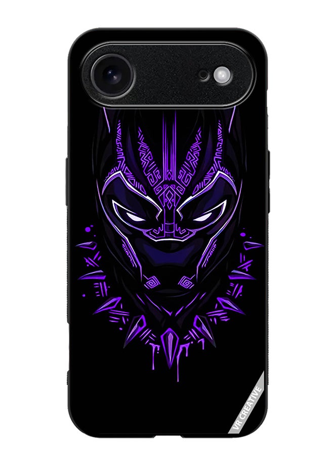 Protective Case Cover For Apple iPhone 17 Air Black Panther Design Multicolour