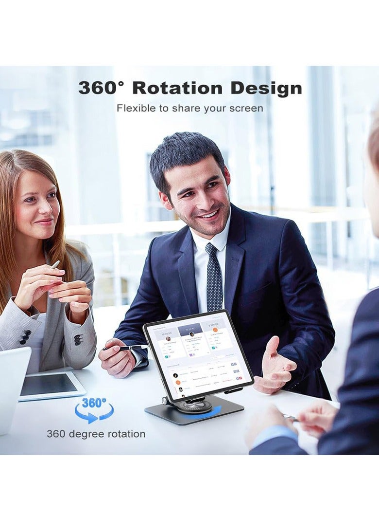 General Portable Metal Tablet Stand Hollow Rotation Foldable Laptop Support Base Heat Sink Rack Ergonomic Laptop Stand  - Image 4