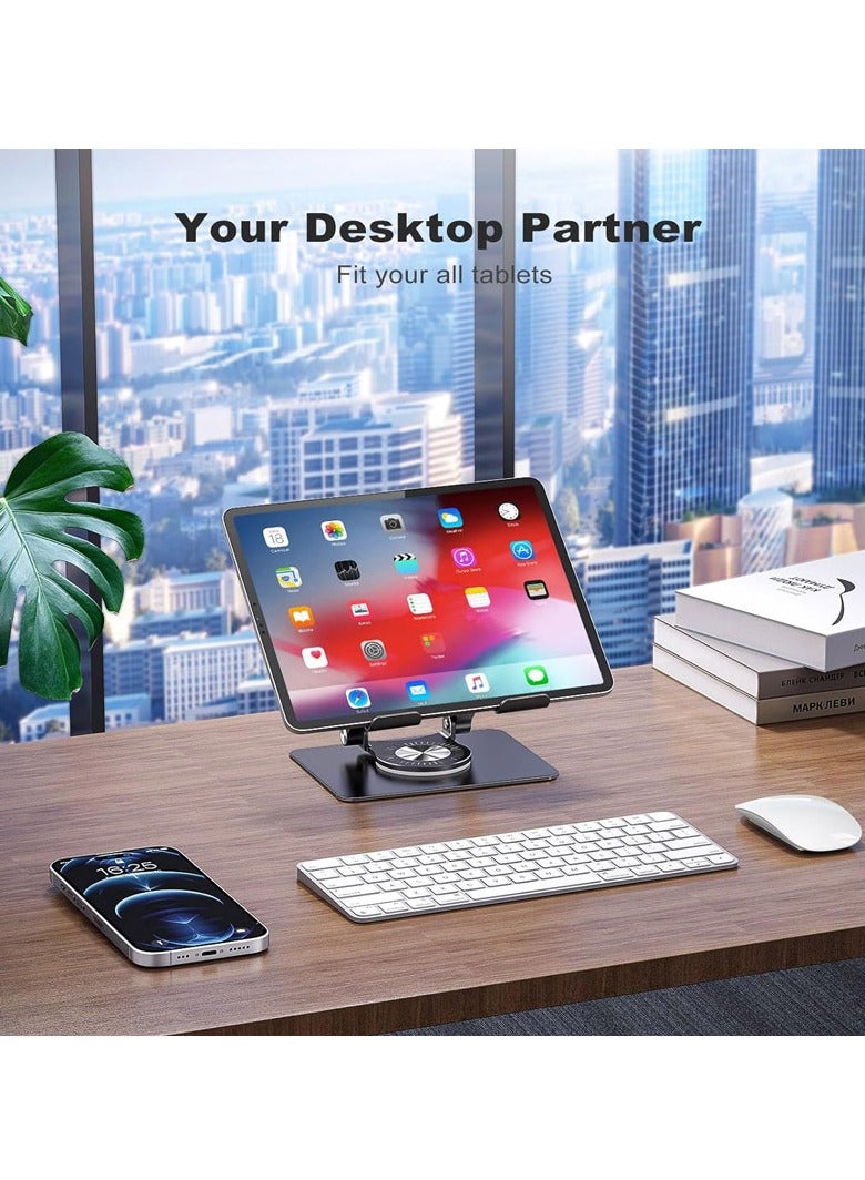 General Portable Metal Tablet Stand Hollow Rotation Foldable Laptop Support Base Heat Sink Rack Ergonomic Laptop Stand  - Image 5