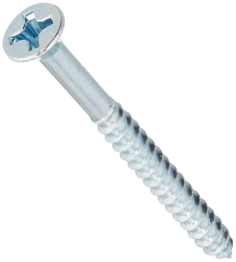 Hillman The Hillman Group 35049 Flat Head Phillips Wood Screw 6 x 1 12Inch 100Pack