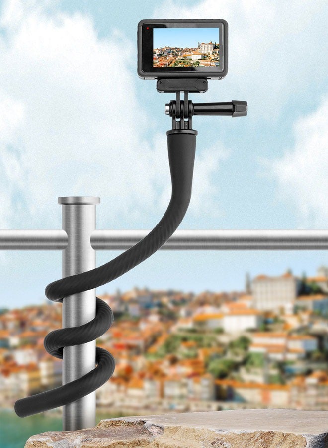Multifunctional Flexible Sports Camera Holder, Bendable, Hanging Deformed Cell Phone Holder, Selfie Stick. - Image 1