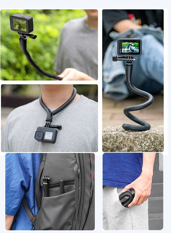 Multifunctional Flexible Sports Camera Holder, Bendable, Hanging Deformed Cell Phone Holder, Selfie Stick. - Image 5