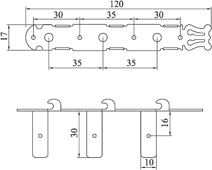GOLDEN GATE موالفات جيتار كلاسيكي غولدن غيت F-2118 - 2 لوح (3+3) - نيكل - Image 2