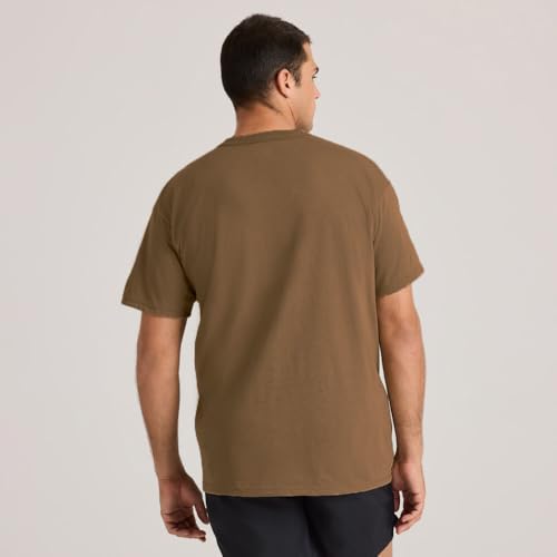 Soffe Mens 3 Pack - USA Poly/Cotton Military Tee, Sand, Small - Image 5