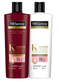 Tresemme Keratin Shampoo & Conditioner Set of 2 Packs 400+400ml 