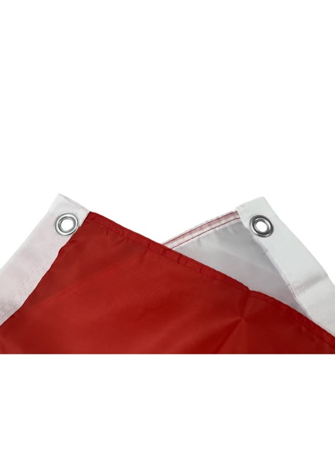 عاصفة علم روسيا من ستيورم Flag بمقاس 90x150 سم (3x5 أقدام) 100% بوليستر مع شبابيك نحاسية - Image 2