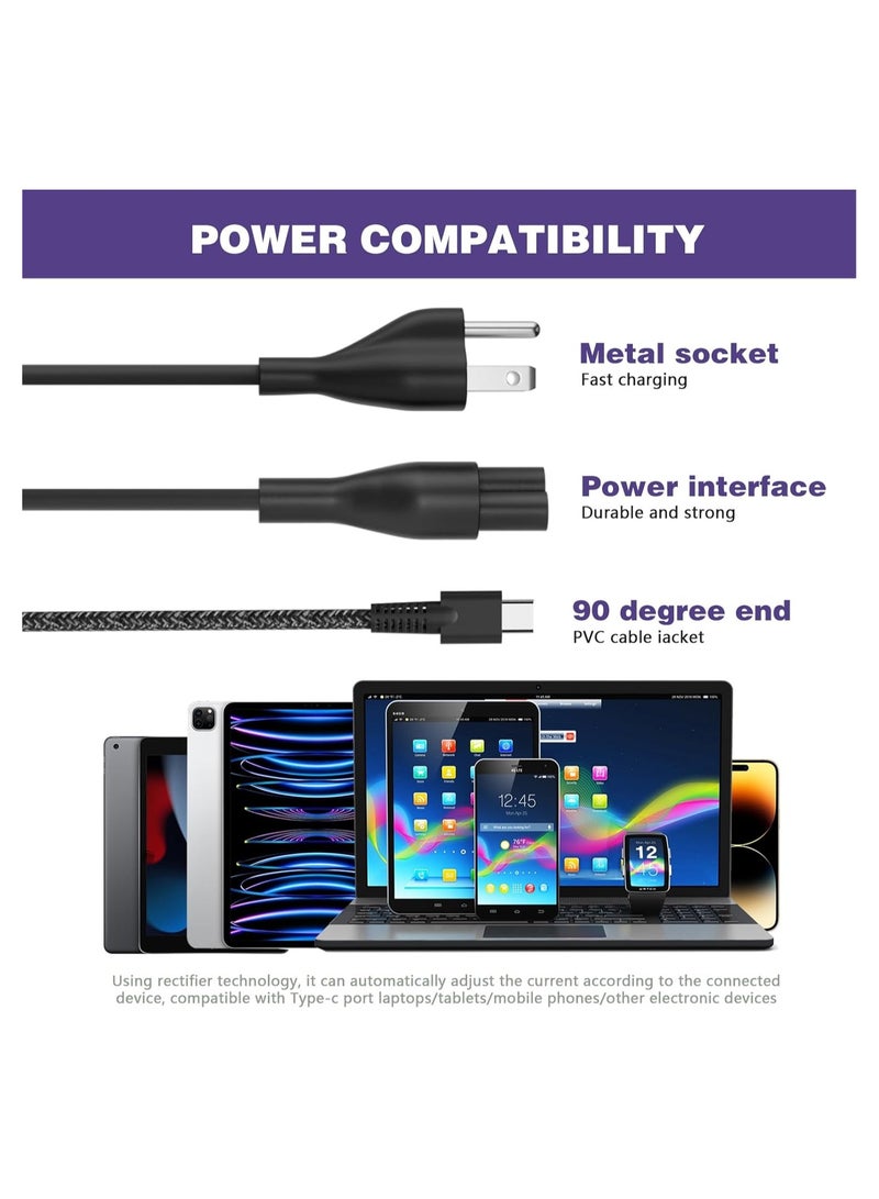 Max Power New Slim 65W Dell Laptop Charger USB C for Dell Latitude 5420 5520 7420 7430 7480 7490 Chromebook 3100 Dell XPS 13 9360 DA65NM190 LA65NM190 Type C Dell AC Adapter Power Cord - Image 4