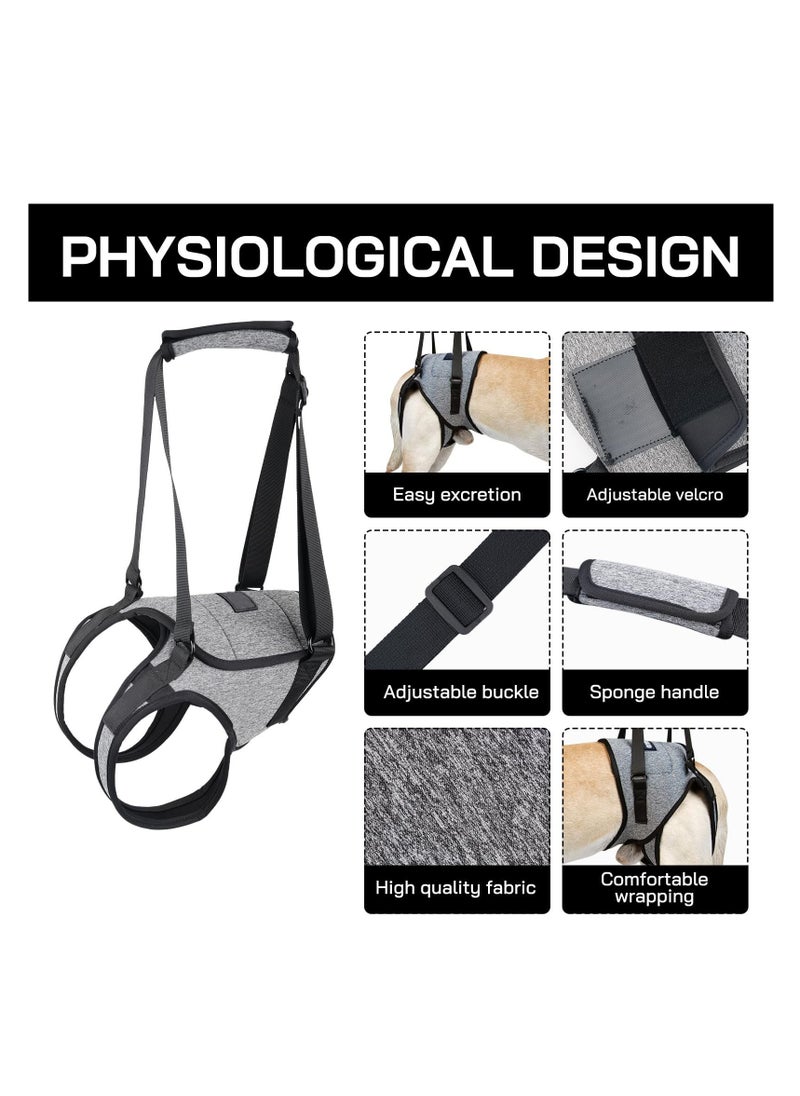 SYOSI - Dog Lift Harness, Dog Sling for Medium Large Dogs, Adjustable Dog Support Harness for Back Legs, Comfy Design Pet Harness with Padded for Elderly, Injured, Arthritic, Senior, Disabled Dogs - Image 1