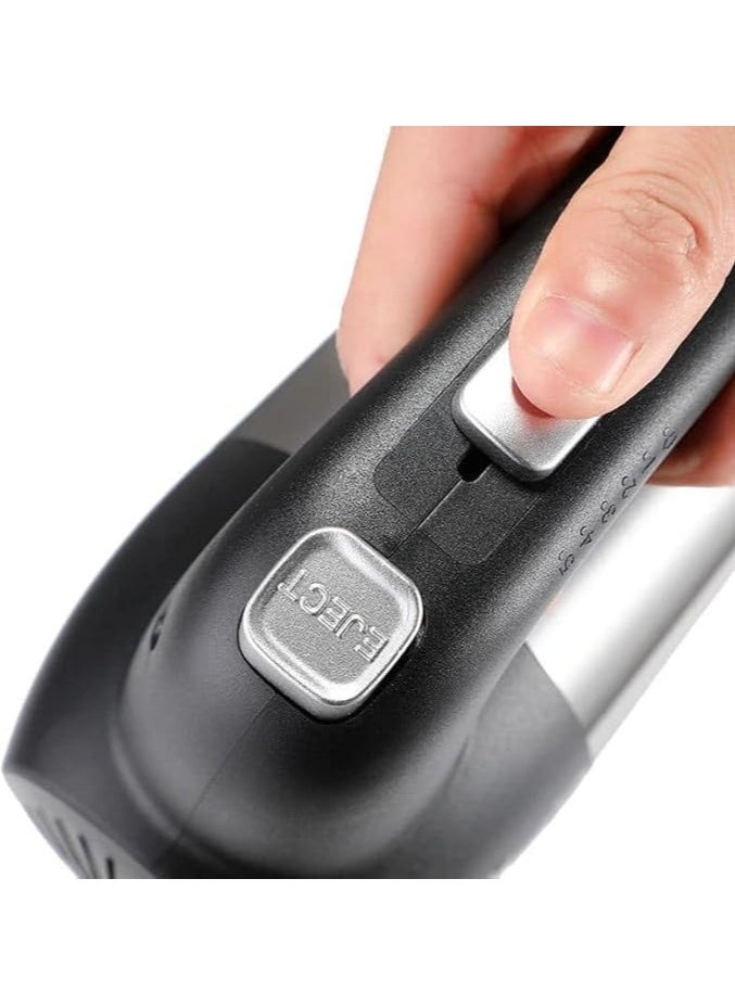 جامايكا خفاقة البيض والخلاط اليدوي من JAMAKY، 350 واط، أسود فضي - JMK6007  - Image 3