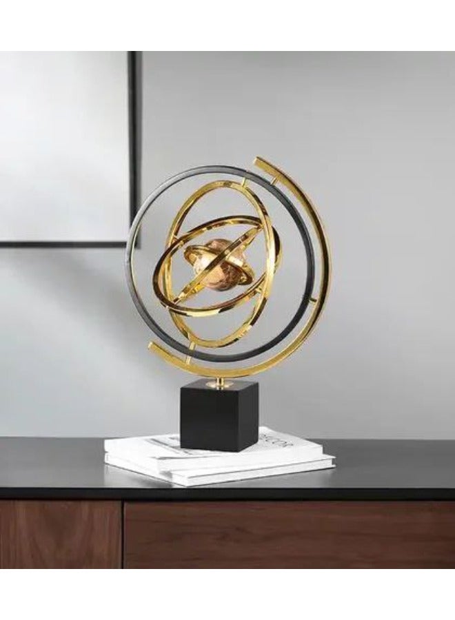 Modern Metal Figurines for Office Figurines Decor for Room Light Luxury Creative Design Household Sculptures for Hotel Lobby  - Image 4