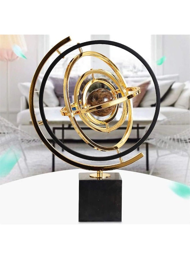 Modern Metal Figurines for Office Figurines Decor for Room Light Luxury Creative Design Household Sculptures for Hotel Lobby  - Image 1