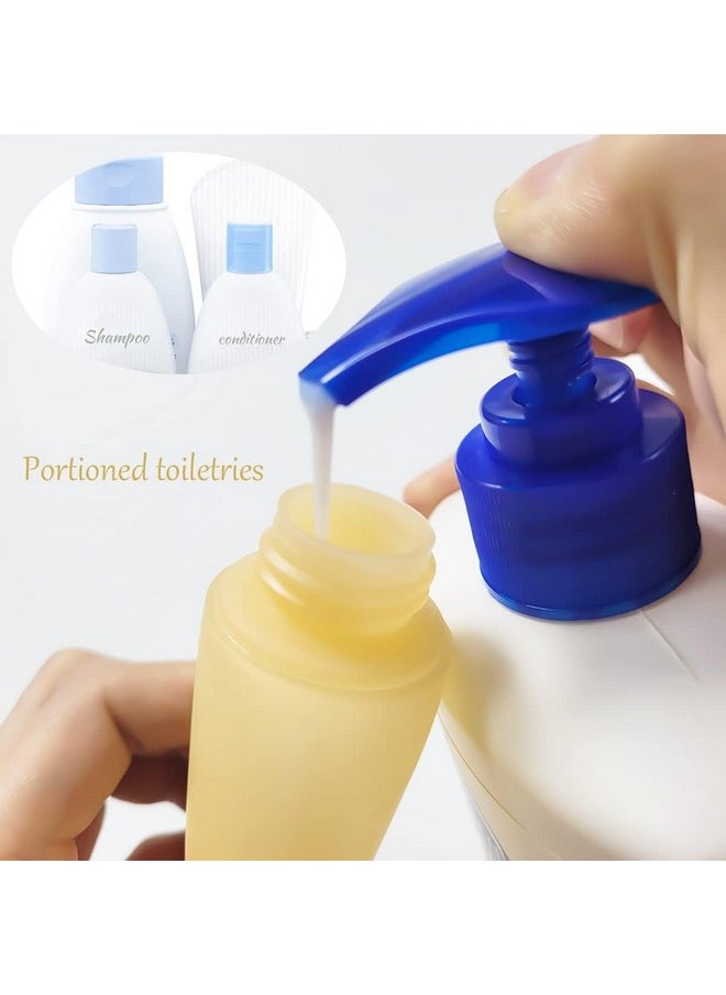 INOVERA (LABEL) - INOVERA (LABEL) 3 Pcs Travel Toiletries Refillable Shampoo Body Lotion Squeeze Bottles Kit 60Ml (Multicolor) - Image 1