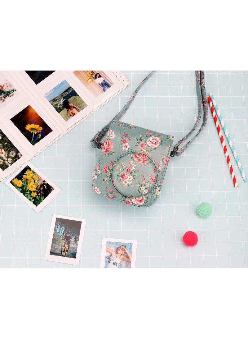 SYOSI Protective Case for Fujifilm Instax Mini 11 Camera, Premium Vegan Leather Bag Cover with Removable Adjustable Strap for Photographers  - Image 5