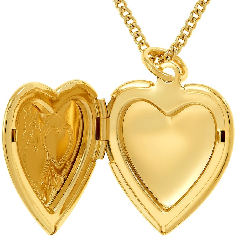 LIFETIME JEWELRY Two Hearts Photo Locket for Women - 20X More Real 24k Gold Plating Than Other Heart Locket Necklaces That Hold Pictures (Yellow Gold Pendant with 18" Chain) - Image 4