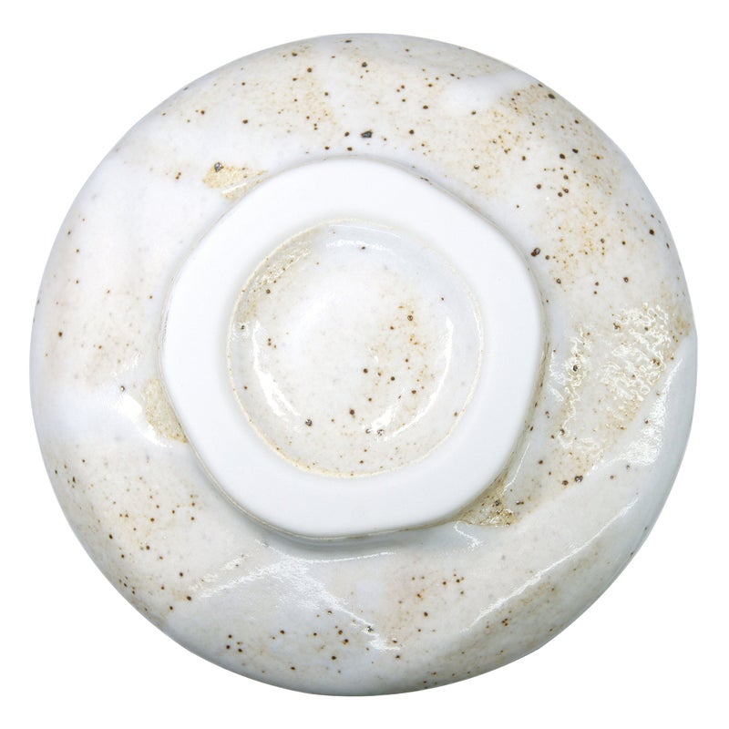 Mino Ware Japanese Handcrafted Matcha Tea Bowl Beige, Matcha Tea Cup Ceremony, Authentic Pottery, Yuki Shino Chawan - Image 5