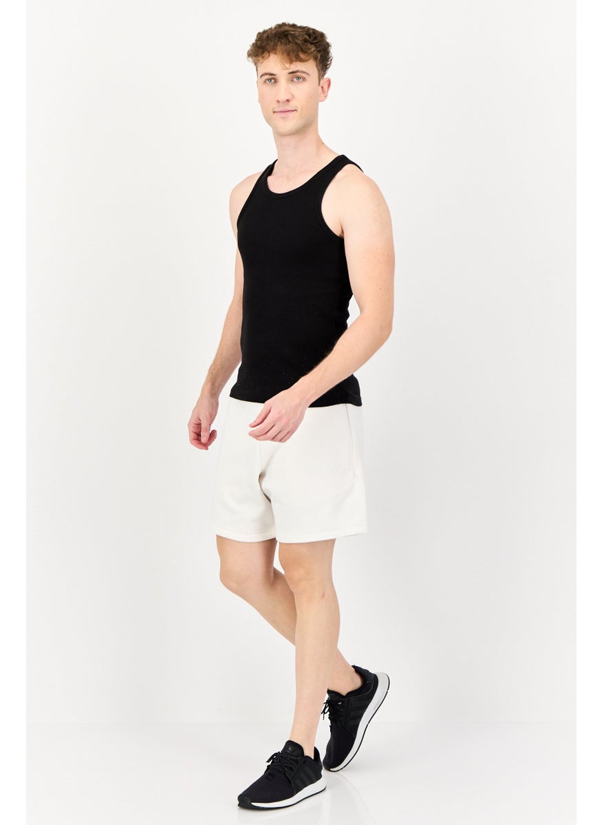 Adidas Men Sportswear Fit Training Short, White  - Image 4