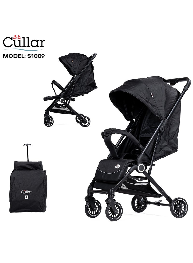 Cullar Premium Lightweight Baby Stroller with One-Hand Fold, Adjustable Canopy, Reclining Seat, and Smooth Suspension - Ideal for Travel, Compact, Portable Pram with Easy Storage, Parent-Friendly Design - Image 1