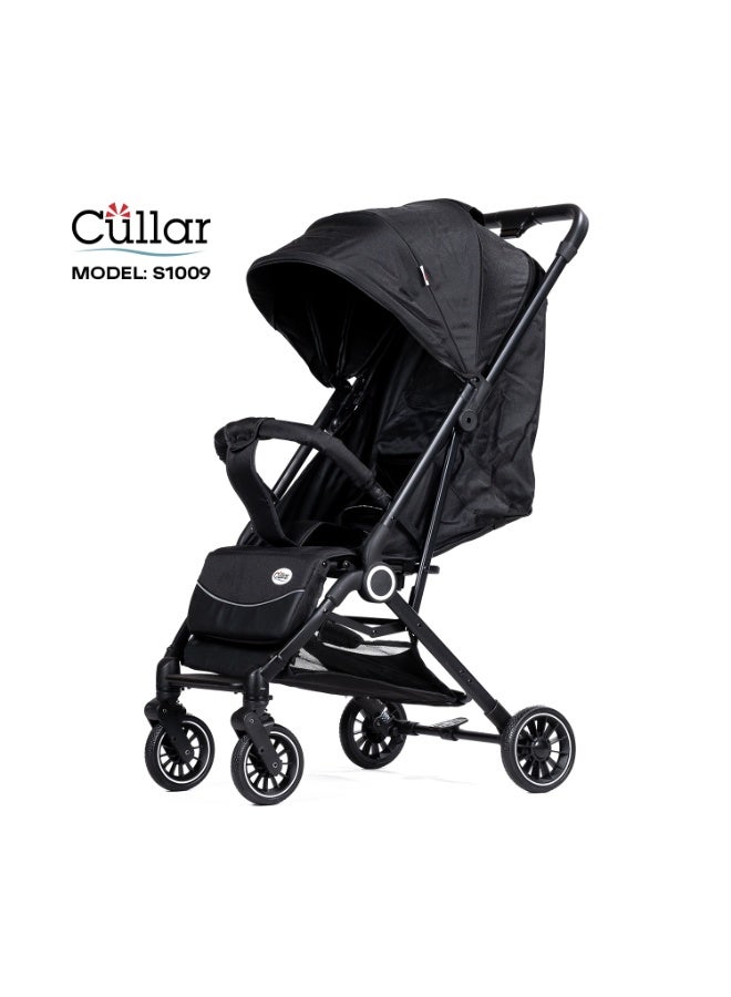 Cullar Premium Lightweight Baby Stroller with One-Hand Fold, Adjustable Canopy, Reclining Seat, and Smooth Suspension - Ideal for Travel, Compact, Portable Pram with Easy Storage, Parent-Friendly Design - Image 3