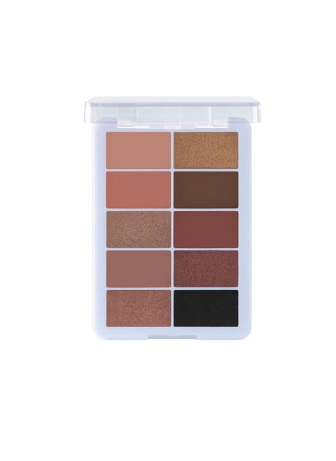 MARS Shimmer and Matte Eyeshadow Palette   10 Highly Pigmented and Blendable Shades  10.0 gm   SHADE 02 Multicolor