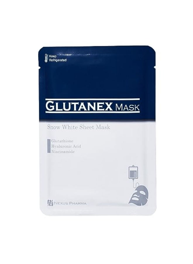 Glutanex Snow White Sheet Mask 15 Sheets Made In Korea - Image 1