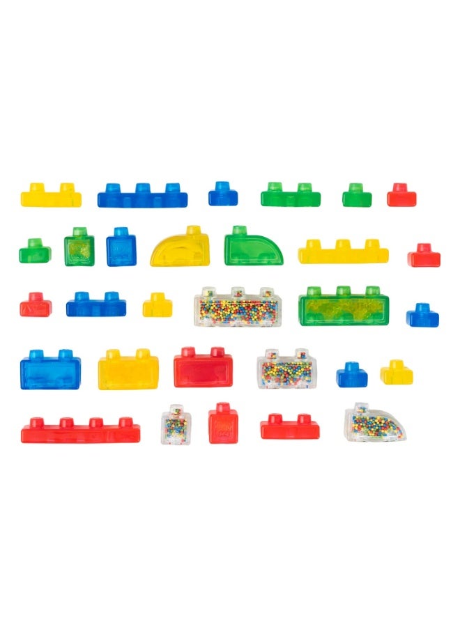 Jelly Blox Stash ’N Stack 2‑in‑1 Storage Case with 30 Soft Blocks – Sensory Building Toy for Toddlers & Preschoolers,  for Boys and Girls Ages 2+ - Image 3