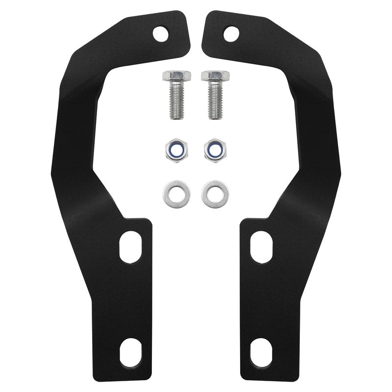 GreatUs LED Light Pod Metal Hood Mount Bracket KitDitch Hood Light Brackets Compatible with 2010 Toyota 4Runner