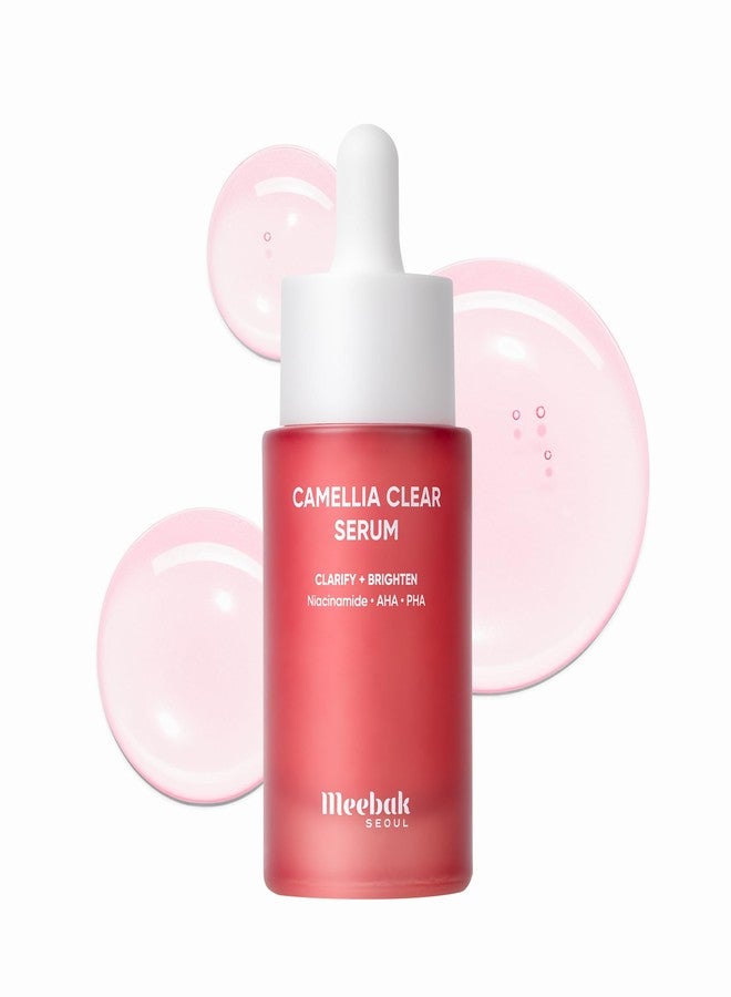 Meebak Camellia Clear Daily Exfoliating Serum – 2% Niacinamide + AHA & PHA, Gentle Chemical Exfoliant Face Serum for Skin Texture & Tone, Hydrating Pore Minimizer for Face, Korean Skincare - Image 1