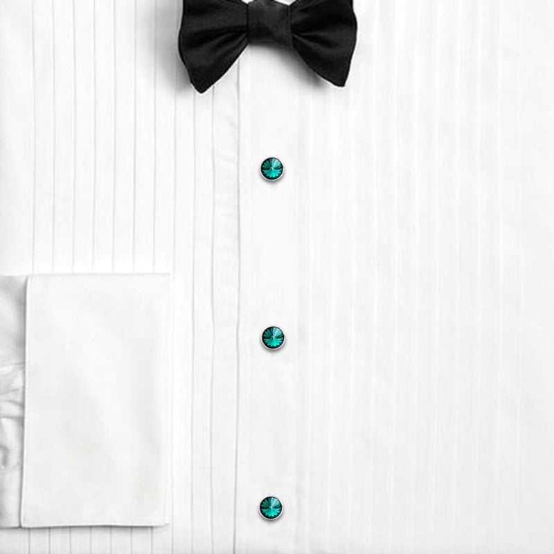 HAWSON Cufflinks for Men with 4/6 pcs Shirt Studs Set, Gift Box Packed, Mens Jewelry or Accessories for Wedding, Party, Anniversary, Birthday - Image 2