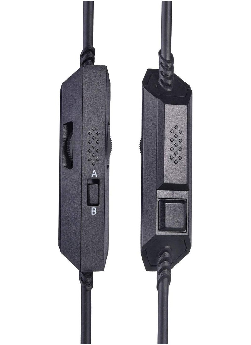 Generic - A40 a10 replacement cable inline mute volume control with microphone for astro a10/a40/a30/a50 1 m headsets cord lead compatible with xbox one play station 4 ps4 headphone audio extension cable 1m - Image 1