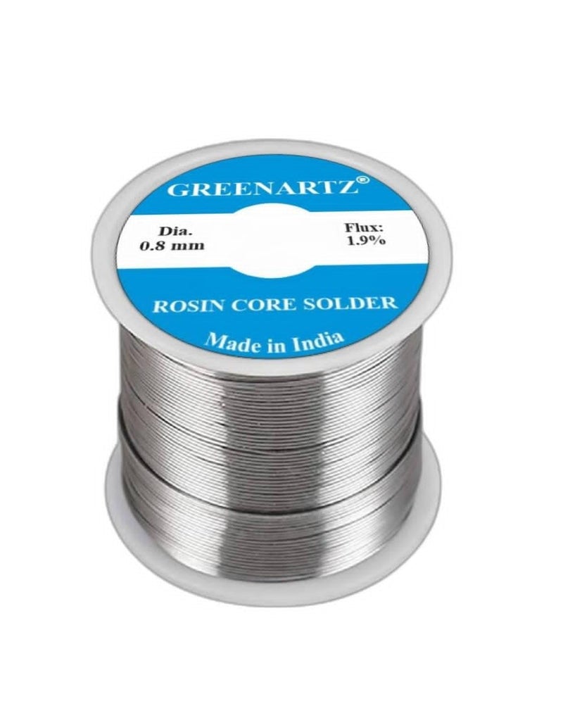GREENARTZ 25g Solder Wire for Easy Soldering rosin core wire 1.9% flux 0.8mm diameter professional use - Image 1