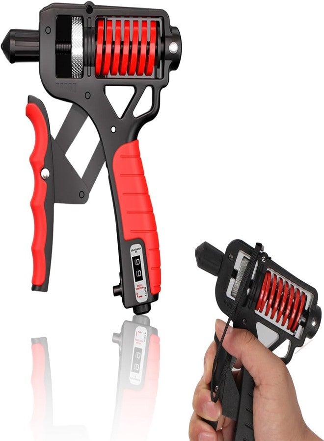 PIHARVA Hand Grip Strength Trainer (100 kgs) - Forearm Strength Trainer Adjustable Gripper | New Improved Design for Heavy Strength Training (100 kgs) - Image 1