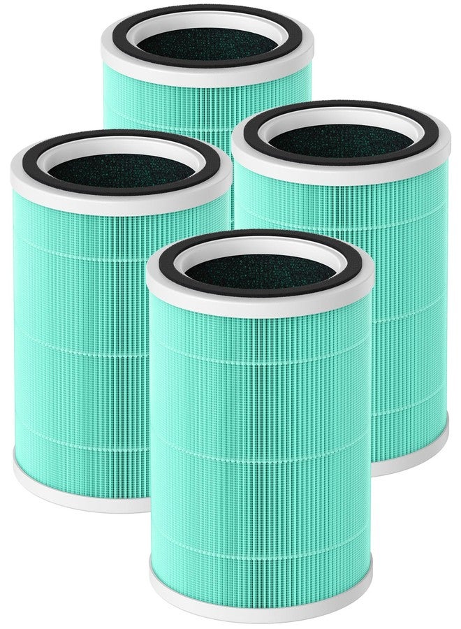CFKREYA 4 Pack AC400 Replacement Filter for Purivortex AC400 Air Purifier, 3-in-1 Toxin Absorber Filter, Green - Image 1
