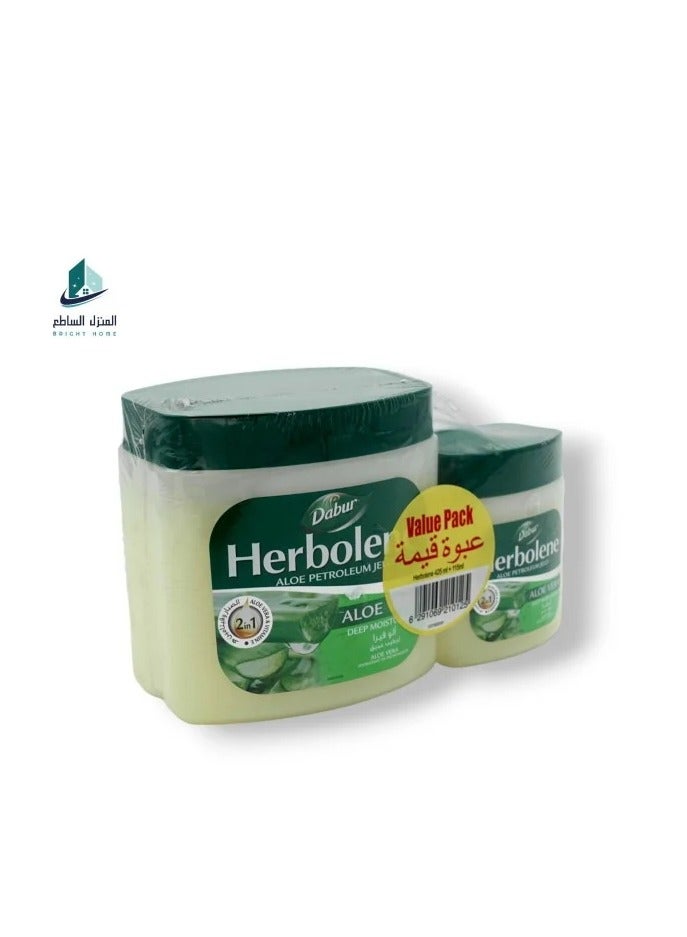 دابر طقم فازلين هيربولين مكون من عبوتين بحجم 425 مل + 115 مل 425+115ملليلتر - Image 1