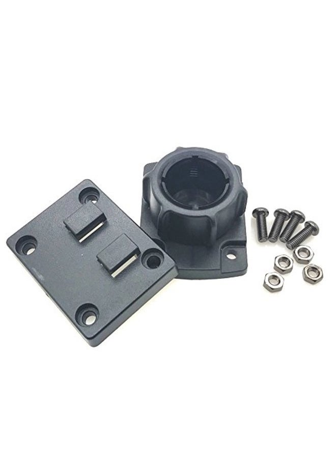 ChargerCity 25mm/1" inch Ball socklet to AMPs Connection Adapter + Dual T Plate for 1" inch Ball Connection Mount and Arkon Robust Series Mount (25mm-AMPS-2T) - Image 1