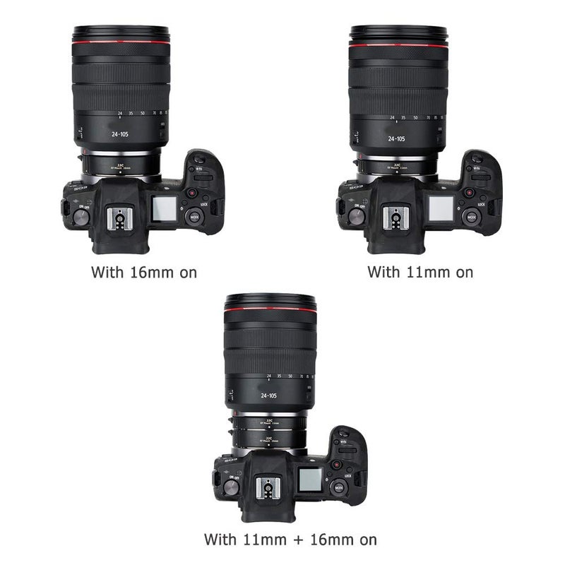 JJC RF Mount Auto Focus Macro Extension Tube Ring Set for Canon EOS R R3 R5 Mark II R6 Mark II R5 R6 R7 R8 R10 R50 RP R100 Mirrorless Camera and Canon RF Mount Lenses, Great Tool for Macro Photography - Image 5