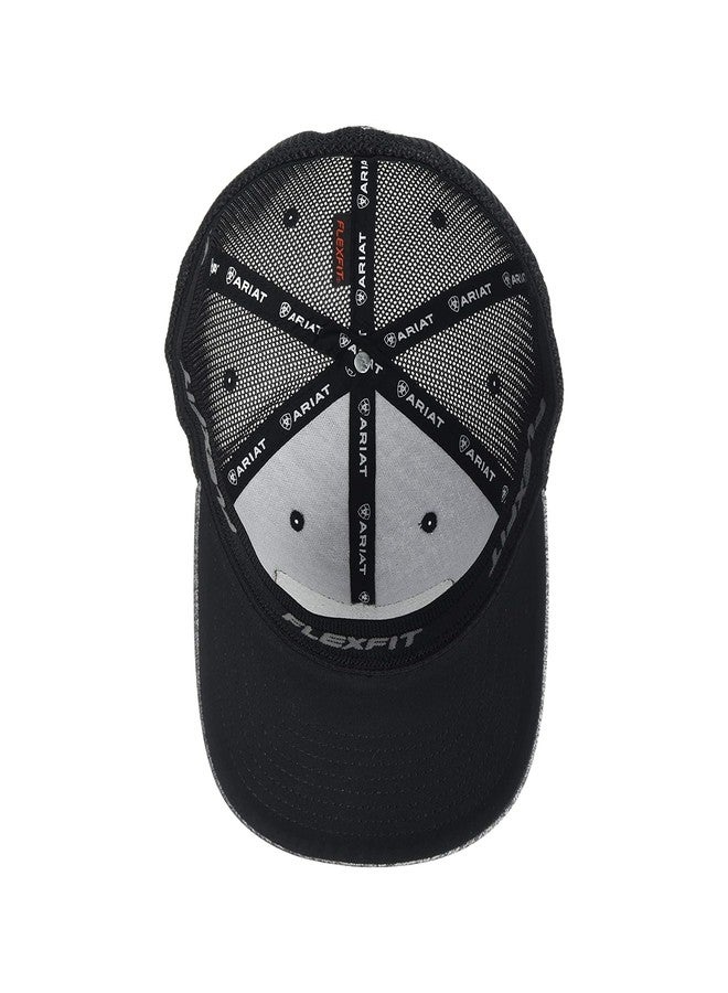 ARIAT Men's Box Logo Snapback Cap Gray Size L/XL R Us - Image 2