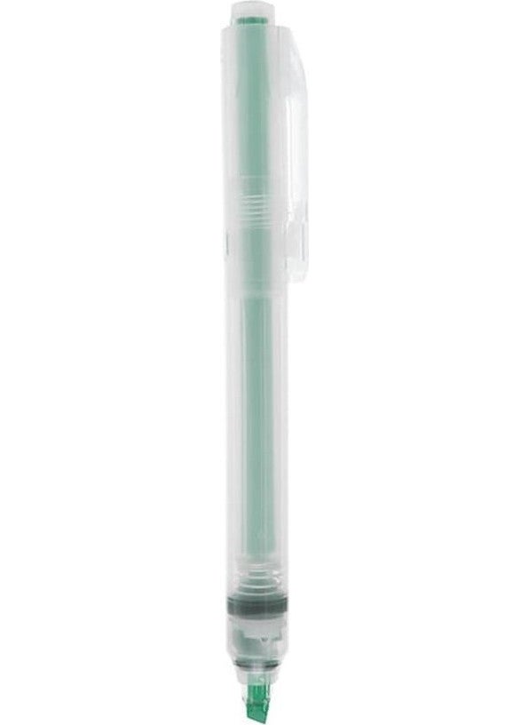 MUJI Push Botton Highlighter Green  - Image 1