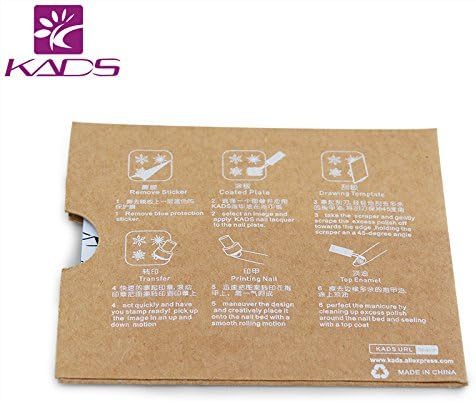 KADS Fashion Nail Art Stamp Template DIY Image Template Manicure Stamping Plate Stencil Tools Fashion 005