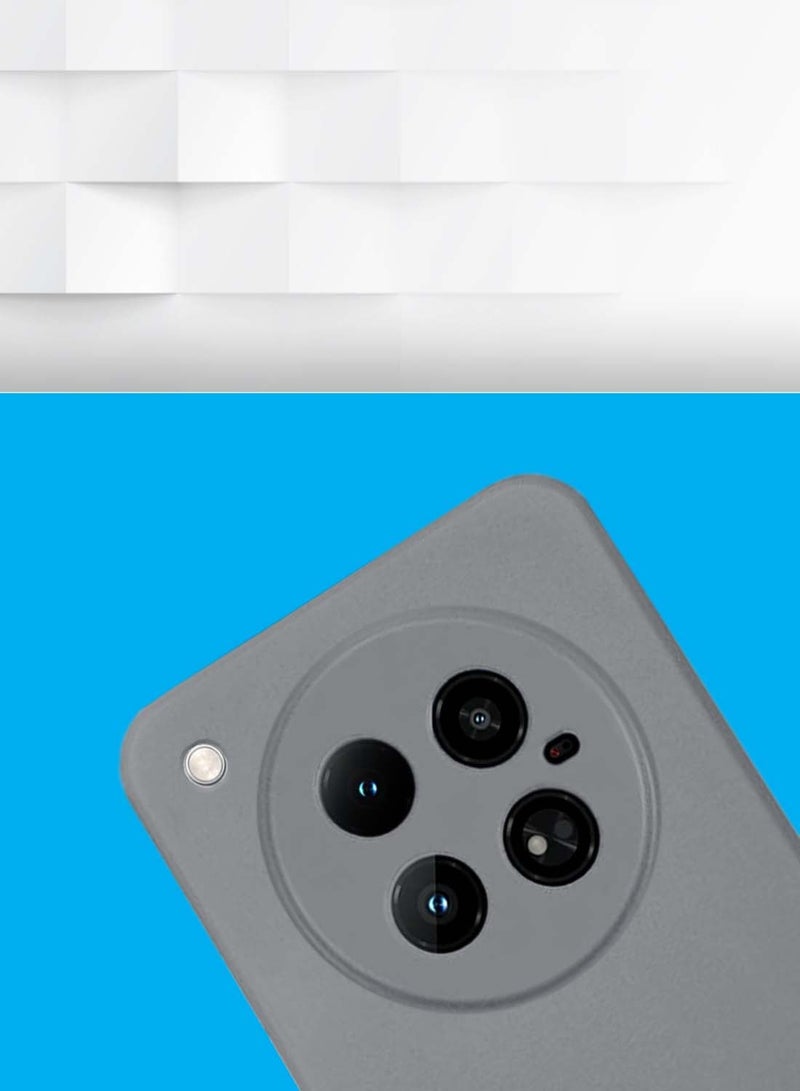 Wtech Infinix Zero 40 4G Premium Soft Liquid Silicone Case Cover - Grey - Image 3