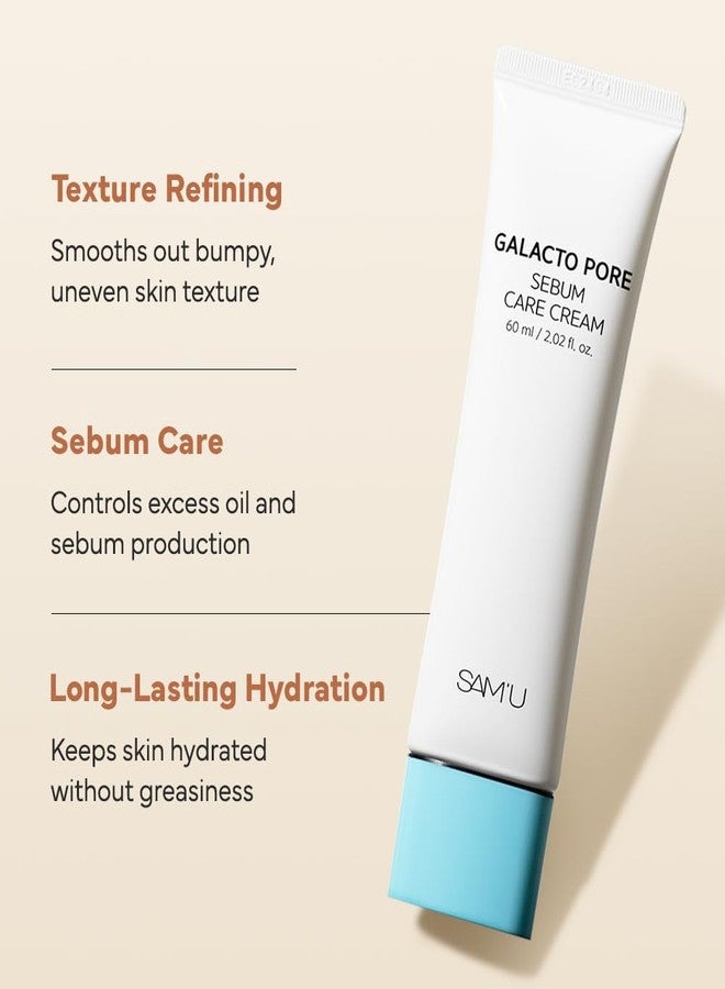 SAM'U Galacto Pore Cream Retinol Face Moisturizer for Hydration and Radiant Skin, with Niacinamide and Peptide, Korean Skincare for All Skin Types for men and women, 2.02 fl oz - Image 3
