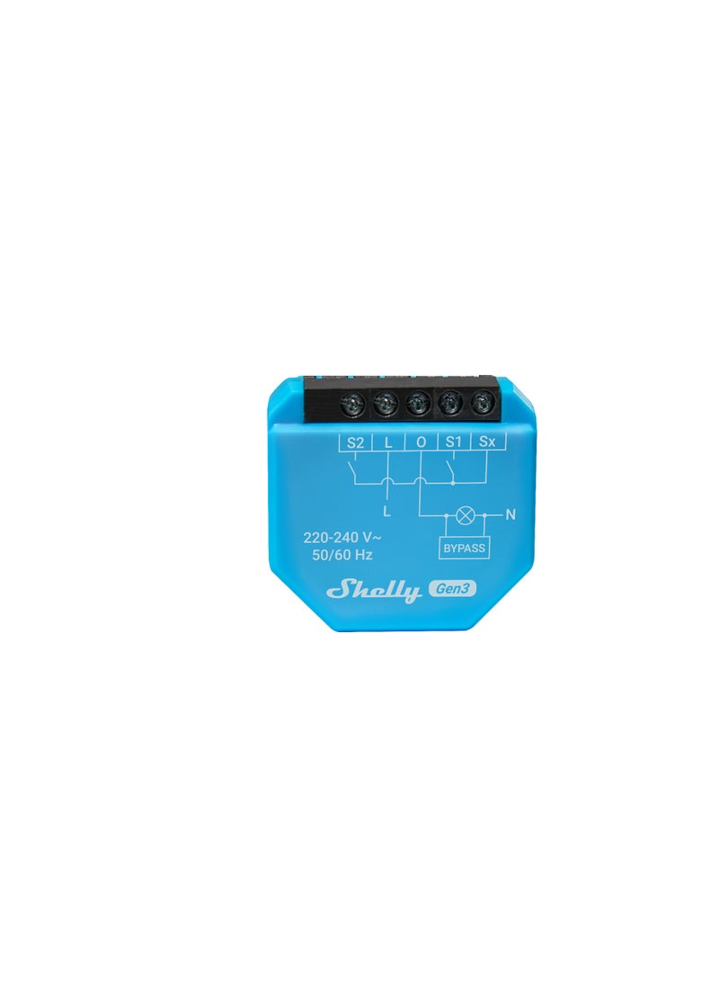 شيلي .Shelly 1L WiFi Smart Relay Switch, No Neutral Required, App Control, Voice Assistant Compatible, No Hub Requir - Image 2