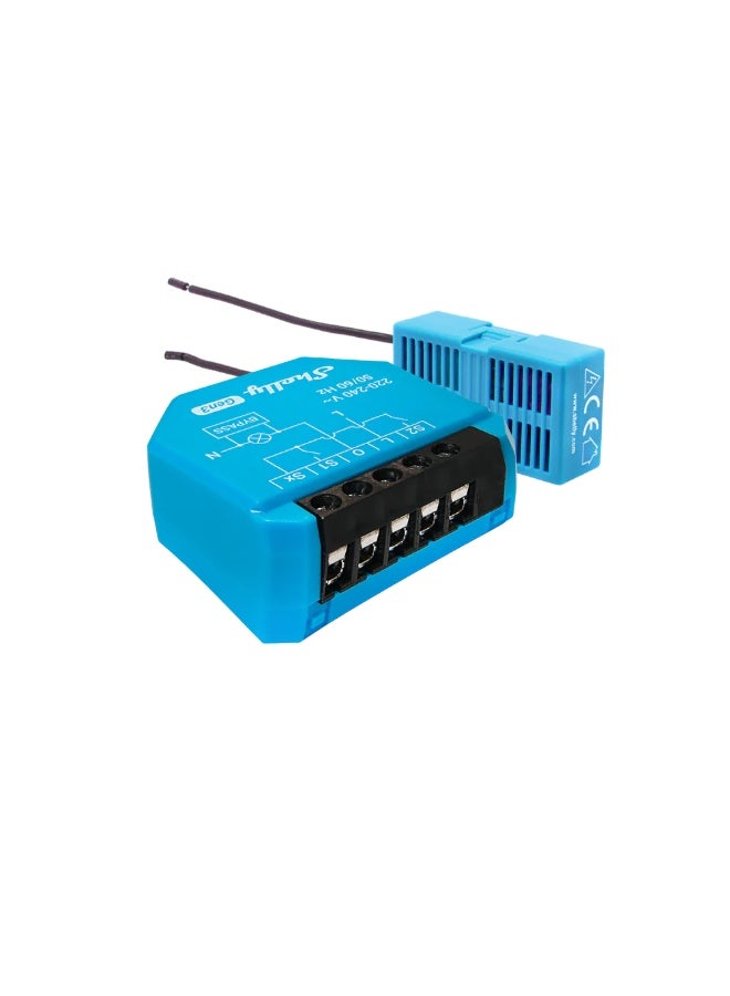 شيلي .Shelly 1L WiFi Smart Relay Switch, No Neutral Required, App Control, Voice Assistant Compatible, No Hub Requir - Image 1